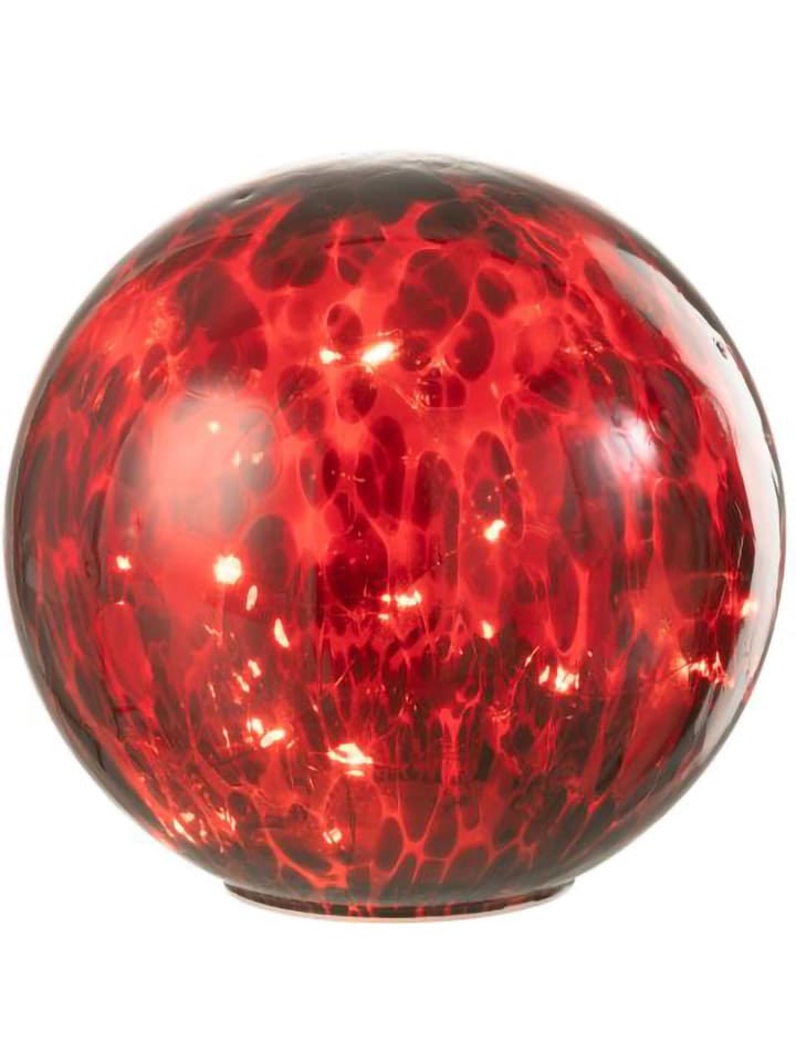 J Line LED-Dekoobjekt "Kugel" in Rot - (H)20,5 x Ø 20,5 cm - 23% | Dekofiguren