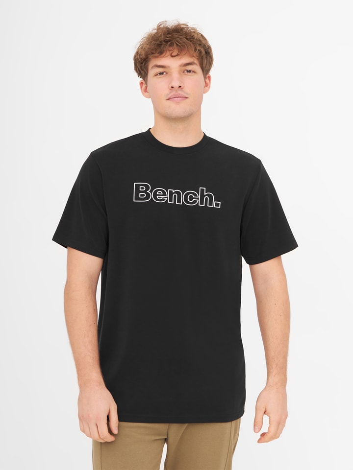 Bench Shirt "Arezzo" in Schwarz - 59% | Größe 52 | Herren-plussize