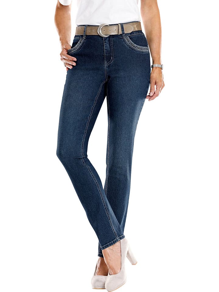 WITT WEIDEN Jeans - Slim fit - in Dunkelblau - 64% | Größe 44 | Damenjeans