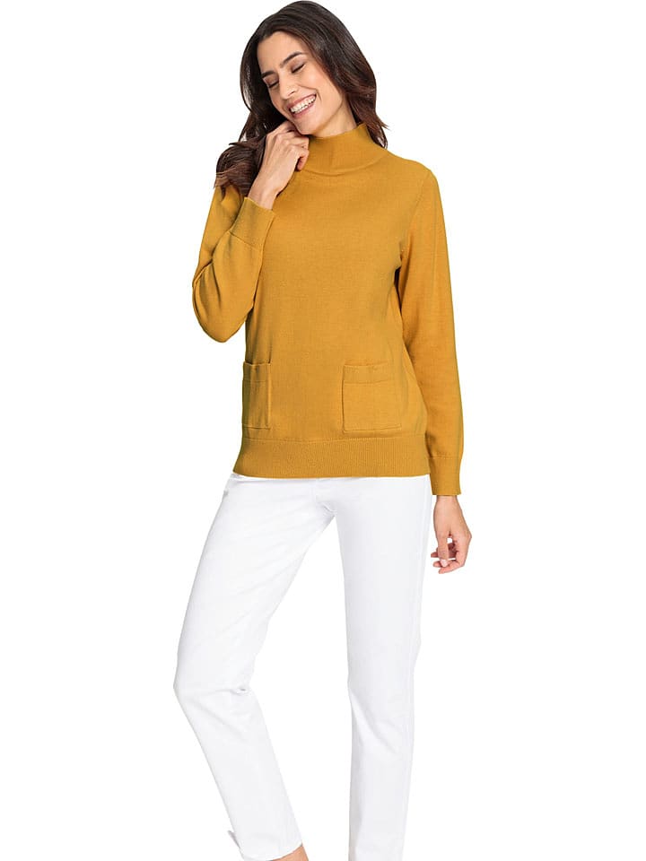 WITT WEIDEN Pullover in Gelb - 50% | Größe 48 | Damen-pullover-cardigans