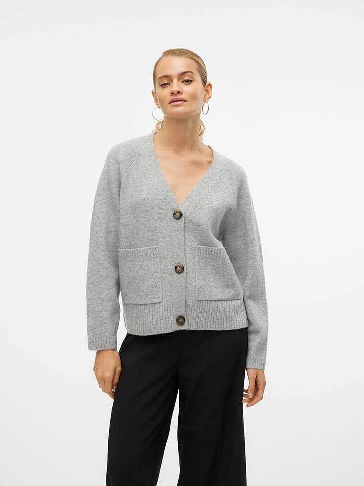 Vero Moda Cardigan in Grau - 65% | Größe L | Damen-pullover-cardigans