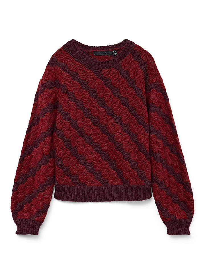 Vero Moda Pullover in Bordeaux - 51% | Größe L | Damen-pullover-cardigans