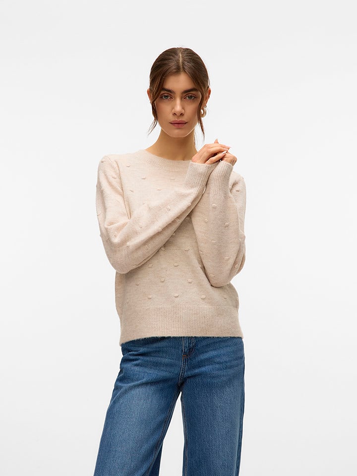 Vero Moda Pullover in Beige - 62% | Größe XL | Damen-pullover-cardigans