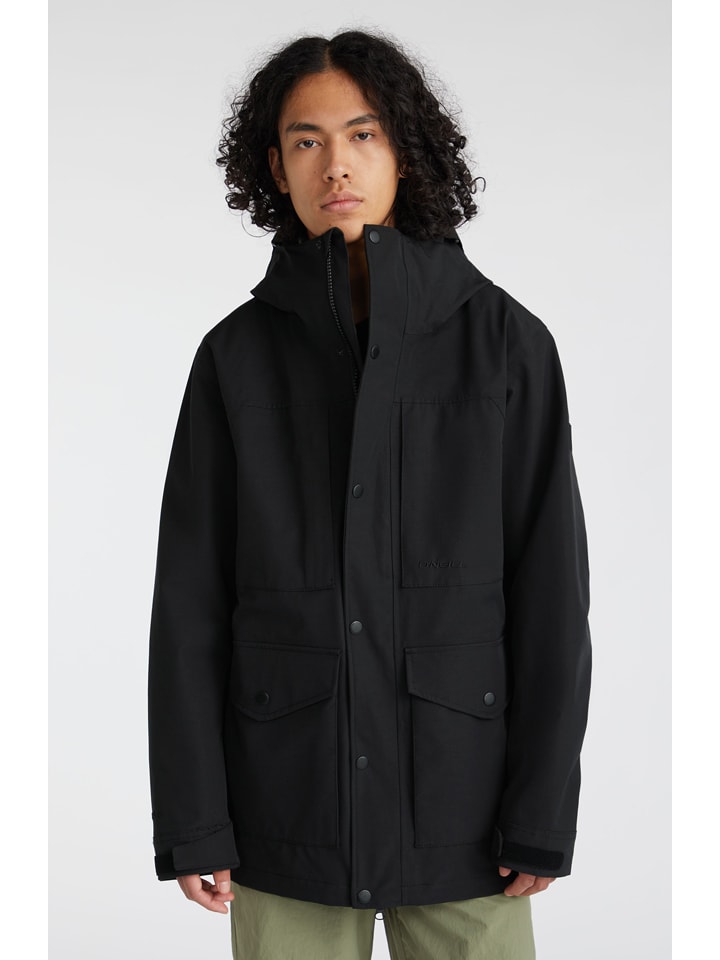 O'Neill Funktionsjacke in Schwarz - 80% | Größe XL | Herren-outdoorjacken