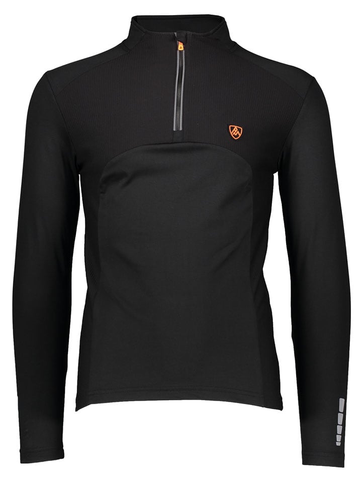 Peak Mountain Funktionslongsleeve "Calais" in Schwarz - 70% | Größe XL | Herren-sportshirts