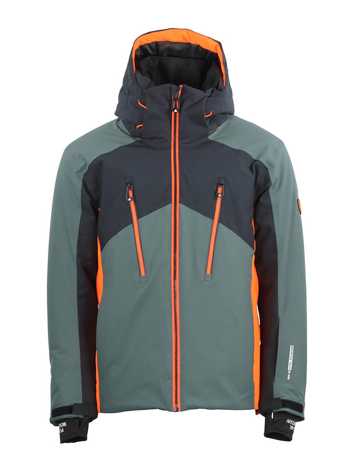 Peak Mountain Ski-/ Snowboardjacke "Crampon" in Grün/ Orange - 81% | Größe XXL | Herren-outdoorjacken