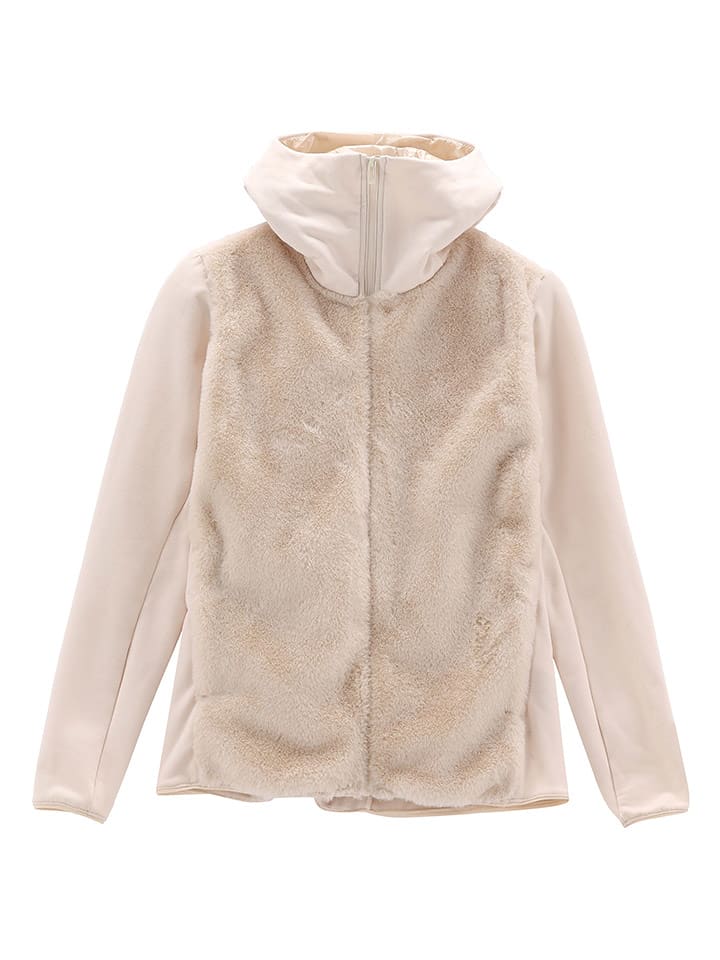 Jeanne Baret Hybridjacke "Camelia" in Creme - 64% | Größe 34 | Damen-outdoorjacken