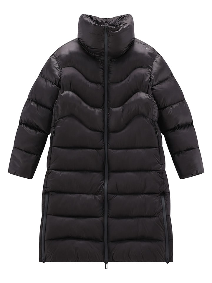 Jeanne Baret Steppmantel "Holly" in Schwarz - 64% | Größe 36 | Damenjacken