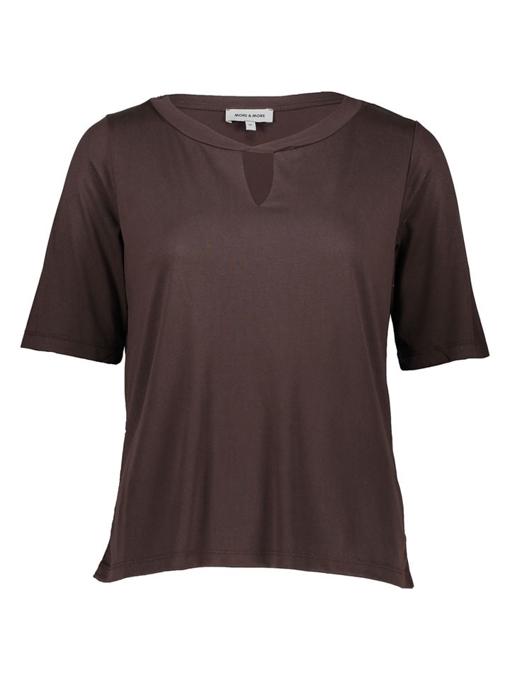 More & More Shirt in Braun - 54% | Größe 42 | Damen-tops