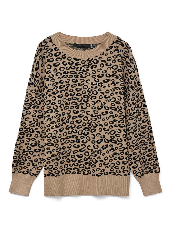 Vero Moda Pullover in Beige - 55% | Größe M | Damen-pullover-cardigans