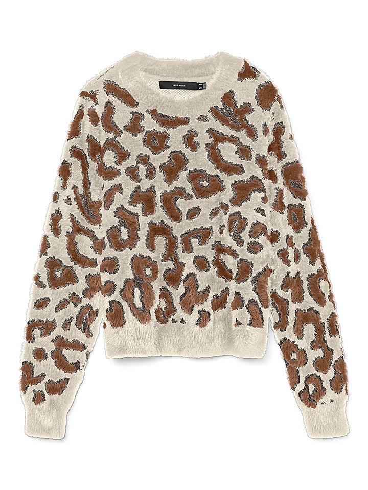 Vero Moda Pullover in Beige - 55% | Größe M | Damen-pullover-cardigans