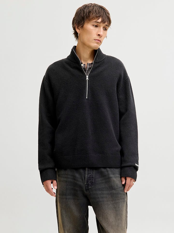 Jack & Jones Sweter w kolorze czarnym rozmiar: S