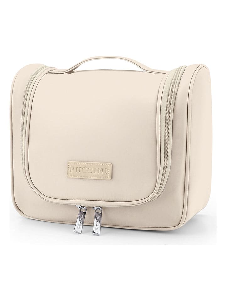 Puccini Kosmetyczka "Infinity" w kolorze kremowym - 25 x 20 x 12 cm rozmiar: onesize