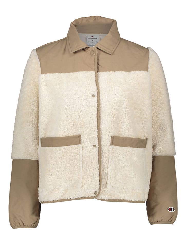 Champion Hemdjacke in Beige/ Taupe - 57% | Größe L | Damenjacken