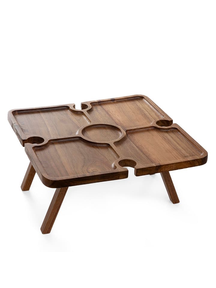 Homla Tablett "Mooka" in Braun - (L)34 x (B)34 cm - 15% | Aufbewahren-servieren