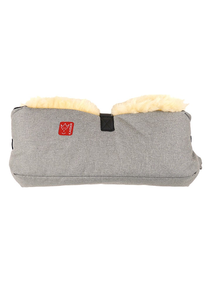 Kaiser Naturfellprodukte Lammfell-Handwärmer "Big Double" in Grau - (L)45 x (B)22 cm - 15% | Kinder-kinderwagenzubehoer