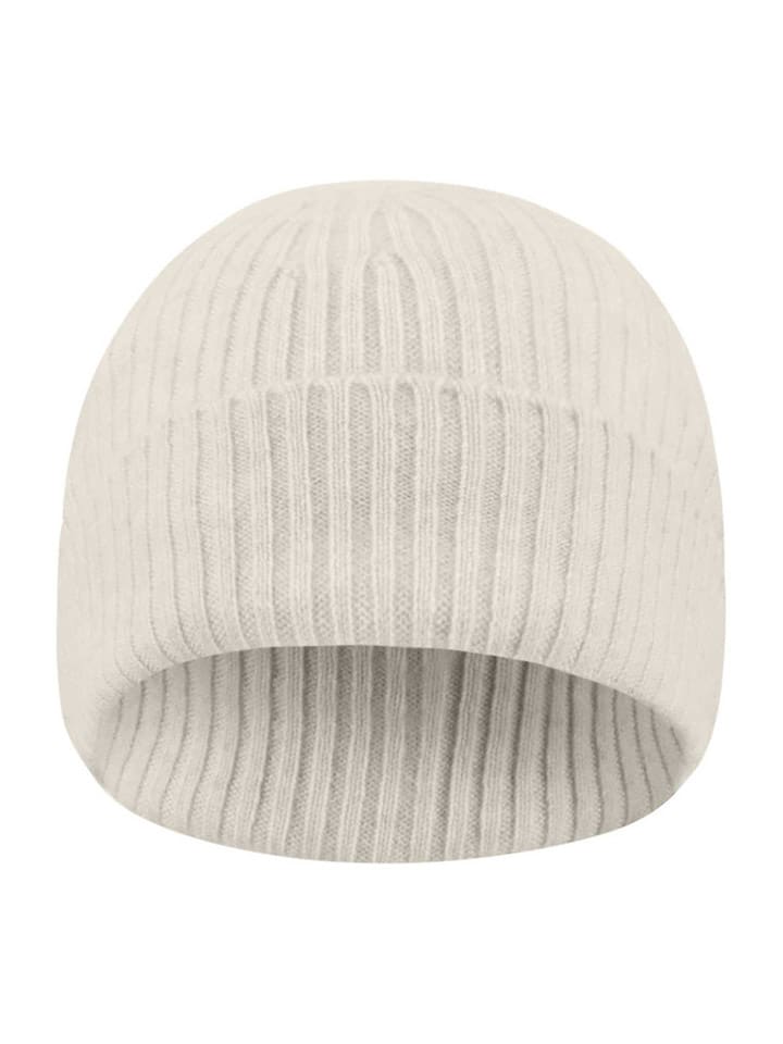 FYNCH-HATTON Mütze mit Merinowoll- und Kaschmiranteil in Creme - 46% | Herren-accessoires-sport