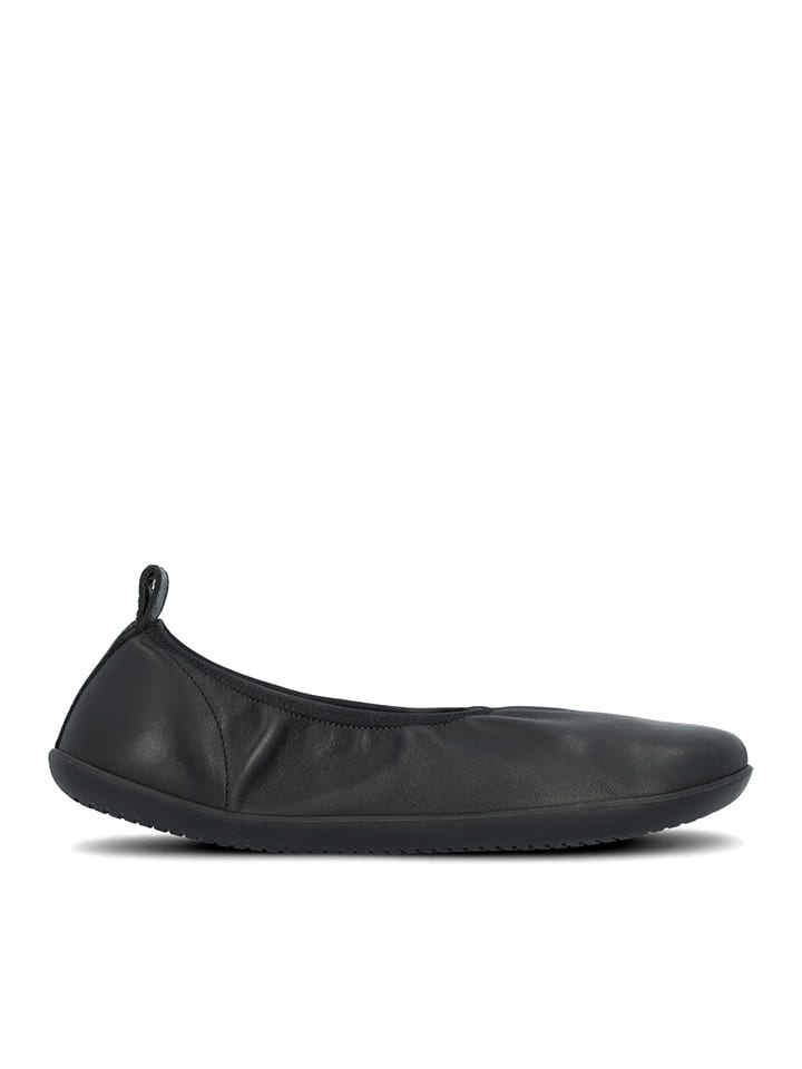 Groundies Leder-Barfußschuhe "Ballet 2.0" in Schwarz - 39% | Größe 40 | Damen-ballerinas