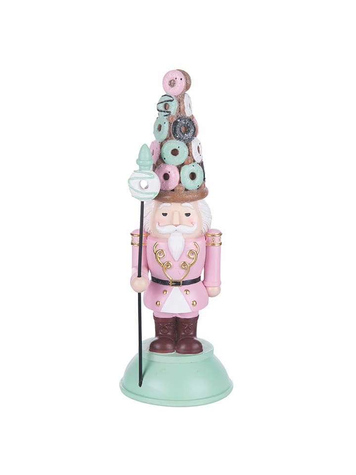Villa d ́Este Dekofigur ''Nutcracker'' in Rosa/ Türkis - (L)22 cm - 26% | Dekofiguren