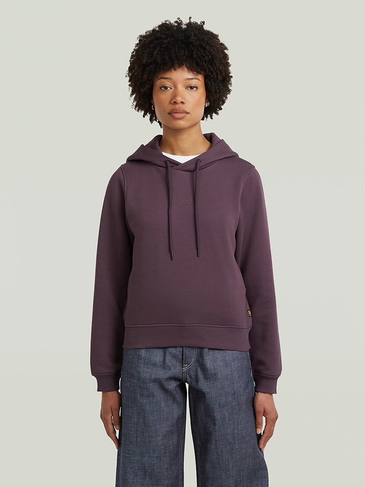 G-Star Hoodie in Lila - 59% | Größe L | Damen-sweatshirts-jacken