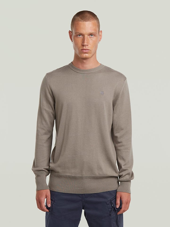 G-Star Pullover in Taupe - 66% | Größe XS | Herren-plussize