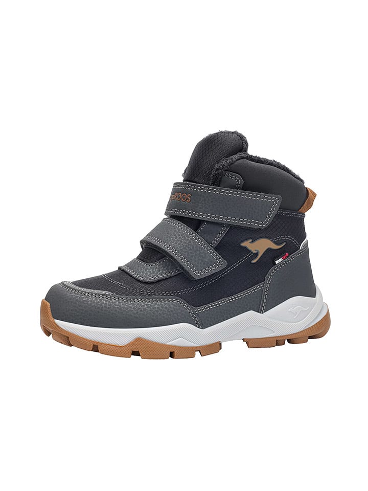 Kangaroos Winterboots "K-FR Borealis V RTX" in Grau - 39% | Größe 30 | Kinderstiefel