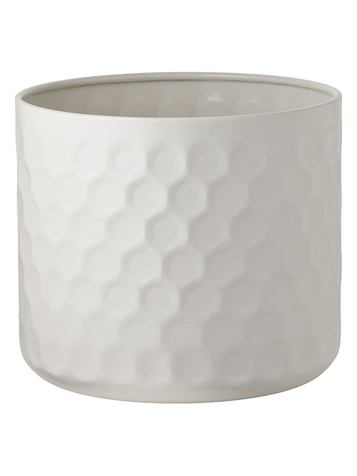 House Nordic Blumentopf in Weiß - (H)21 x Ø 24,5 cm - 28% | Kerzen-vasen