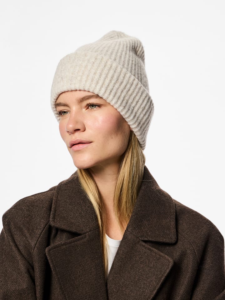 Pieces Strickmütze in Beige - 17% | Damen-muetzen-caps