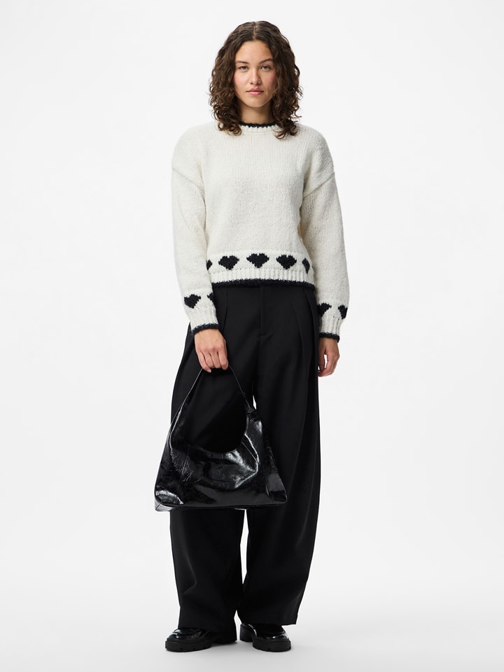 Pieces Pullover in Creme - 42% | Größe L | Damen-pullover-cardigans