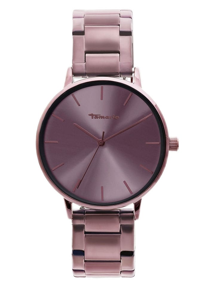 Tamaris Quarzuhr in Lila/ Schwarz - 48% | Damen-uhren