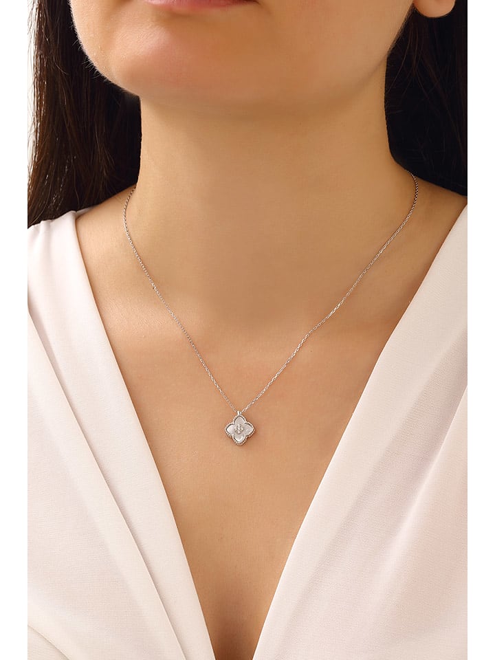 Miu Silver Silber-Halskette mit Anhänger - (L)42 cm - 57% | Schmuck