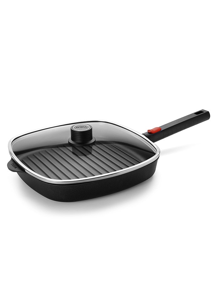 Woll 2tlg. Set: Grillpfanne in Schwarz - Ø 28 cm - 34% | Kochgeschirr