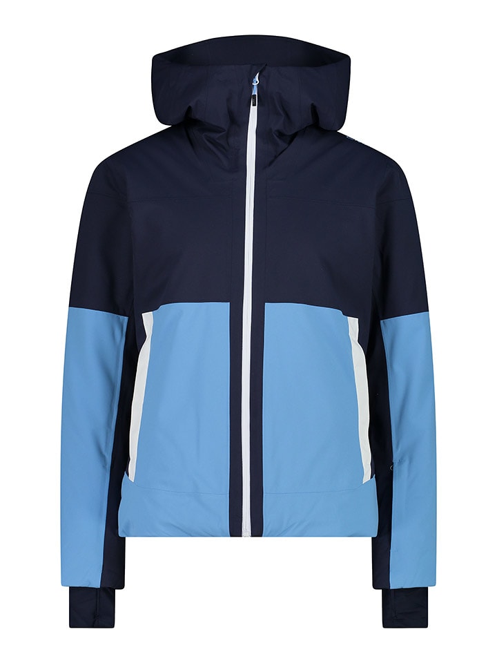cmp Ski-/ Snowboardjacke in Hellblau/ Dunkelblau - 61% | Größe 36 | Damen-outdoorjacken