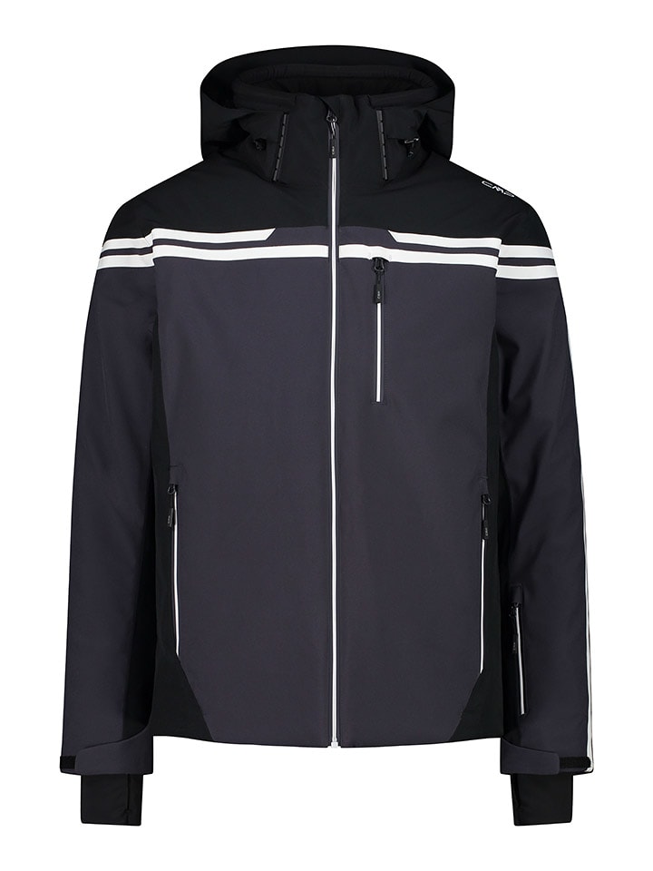 cmp Ski-/ Snowboardjacke in Schwarz/ Anthrazit - 69% | Größe 56 | Herren-outdoorjacken