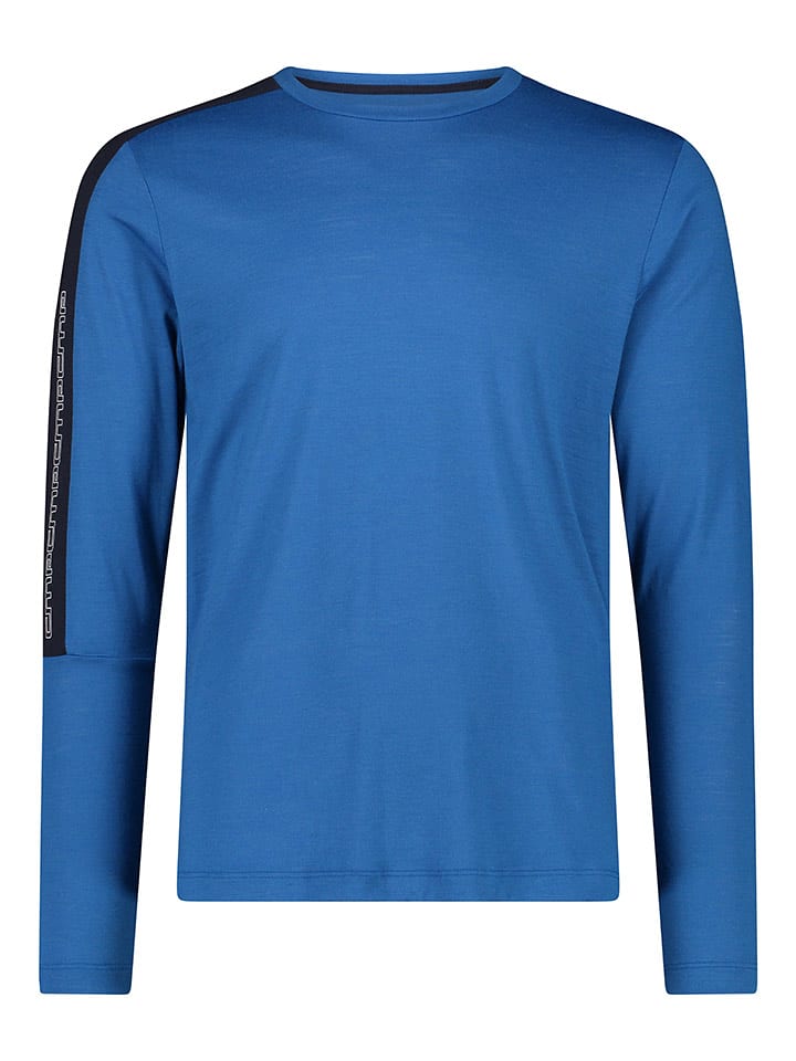 cmp Funktionslongsleeve in Blau - 66% | Größe 58 | Herren-sportshirts