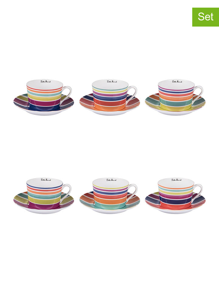 TABLE PASSION 2er-Set: Kaffeetassen ''Multico'' in Bunt - 350 ml (Überraschungsprodukt) - 30% | Gedeckter-tisch