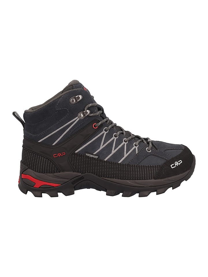 cmp Leder-Trekingschuhe "Rigel" in Schwarz/ Dunkelblau - 39% | Größe 44 | Herrenschuhe-outdoorschuhe