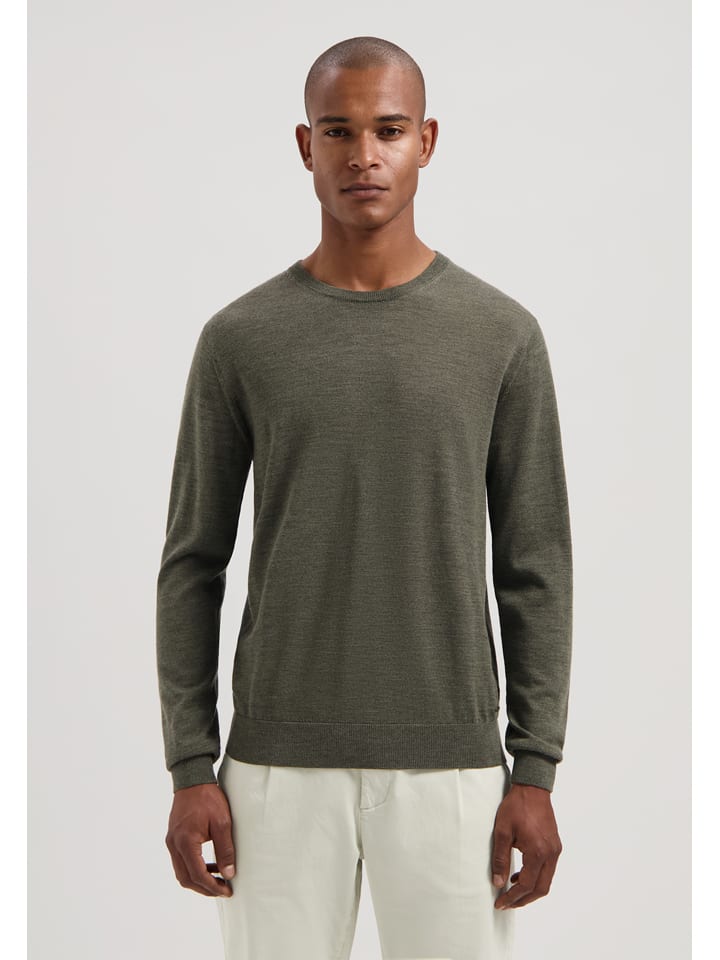 DSTREZZED Wollpullover in Khaki - 67% | Größe XL | Herren-plussize