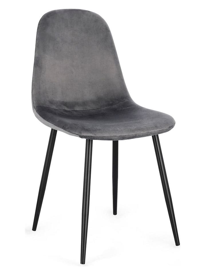 Bizzotto Esszimmerstuhl ''New Irelia'' in Grau - (B)44 x (H)84 x (T)53 cm - 14% | Sitzmoebel