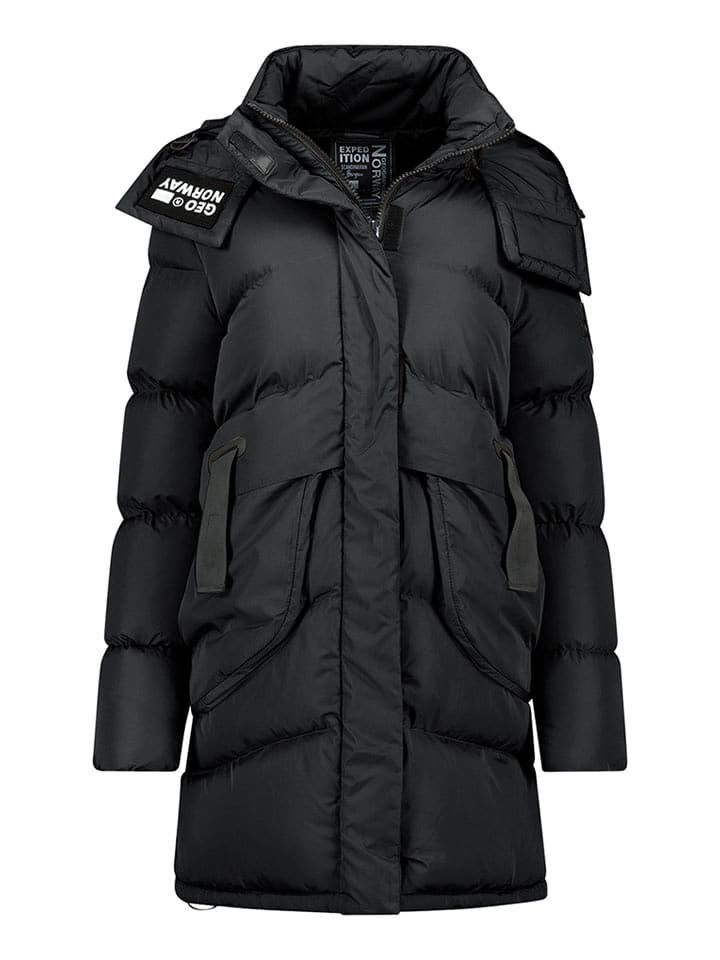 Geographical Norway Steppmantel "Dalmira" in Schwarz - 75% | Größe XL | Damenjacken