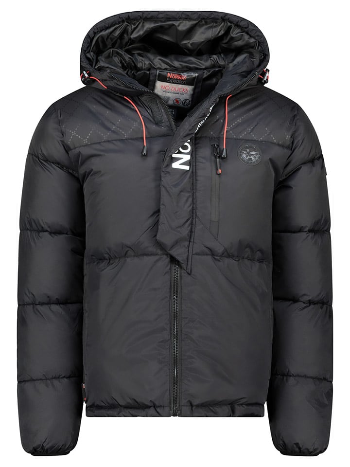 Geographical Norway Winterjacke "Betincelle" in Schwarz - 74% | Größe XXL | Herren-plussize