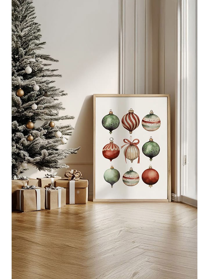 ABERTO DESIGN Gerahmter Kunstdruck - 52% | Größe 33x48 cm | Wanddekoration
