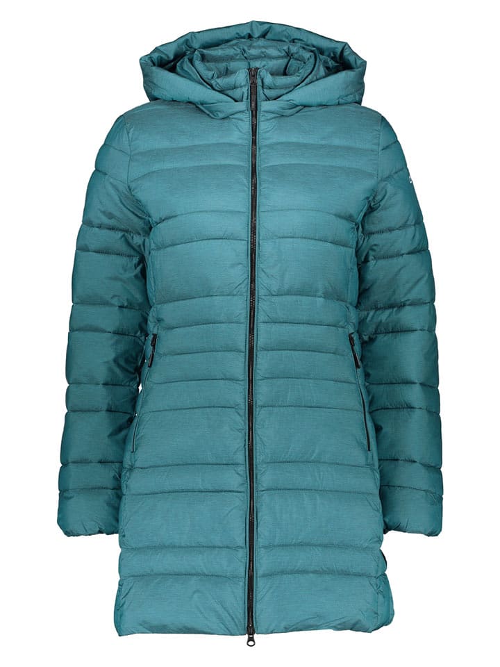 cmp Wintermantel in Türkis - 68% | Größe 34 | Damenjacken