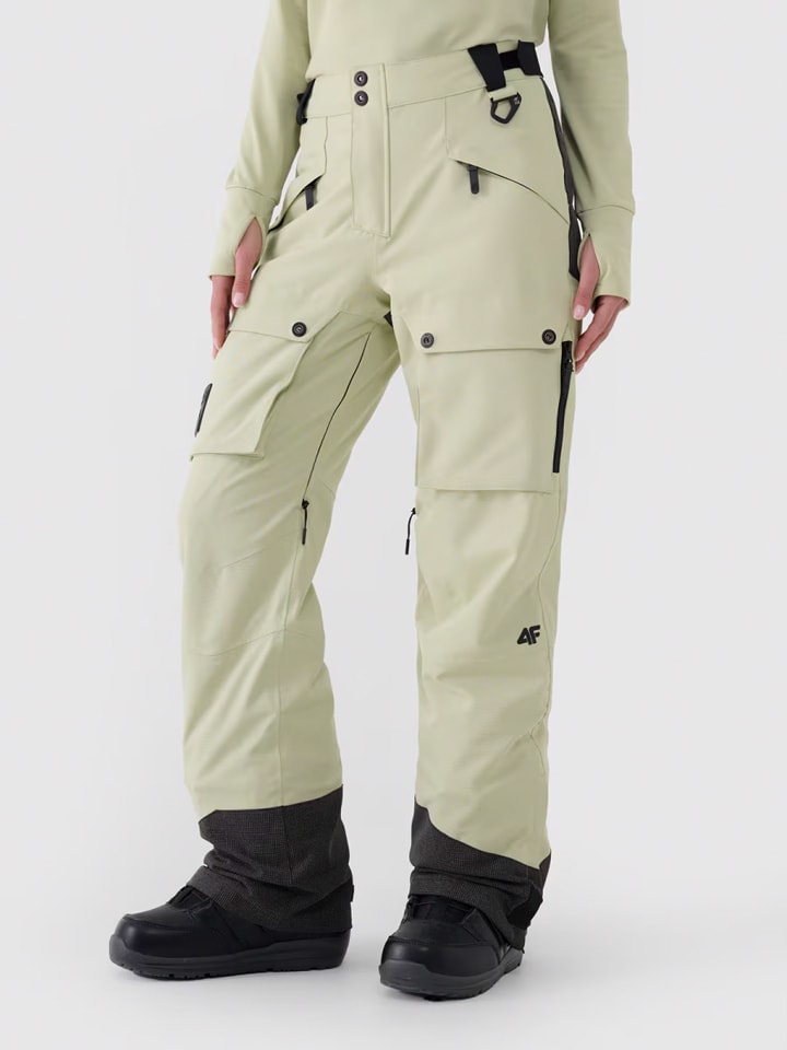 4F Ski-/ Snowboardhose in Grün - 70% | Größe M | Damen-sporthosen