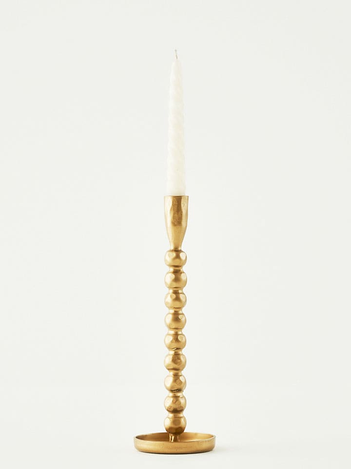 BELLA MAISON Kerzenständer "Sofya" in Gold - (H)28 x Ø 9 cm - 74% | Kerzen-vasen