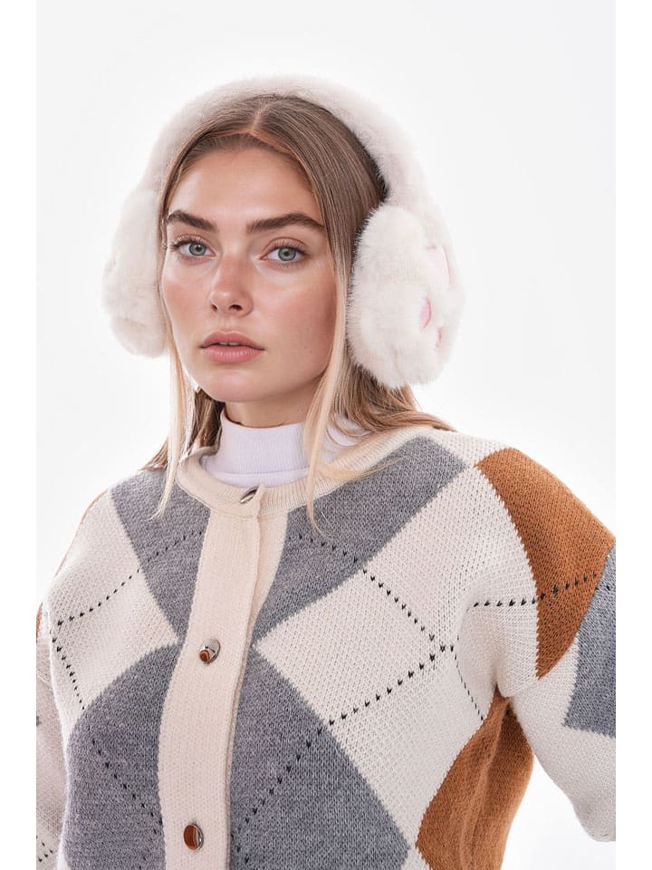 Lucky Bees Ohrenwärmer in Creme - 41% | Damen-muetzen-caps