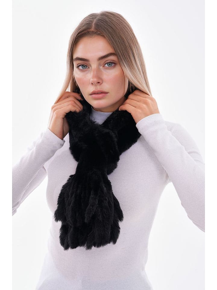 Lucky Bees Schal in Schwarz - (L)106 x (B)15 cm - 62% | Damen-schals-tuecher