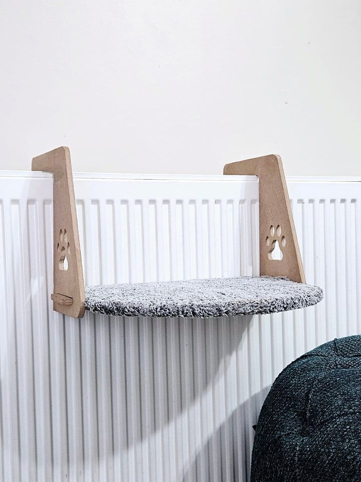 Paws&Whiskers Katzenbett ''Riana'' in Grau - (B)55 x (H)24 x (T)35 cm - 46% | Tierbedarf-katzen