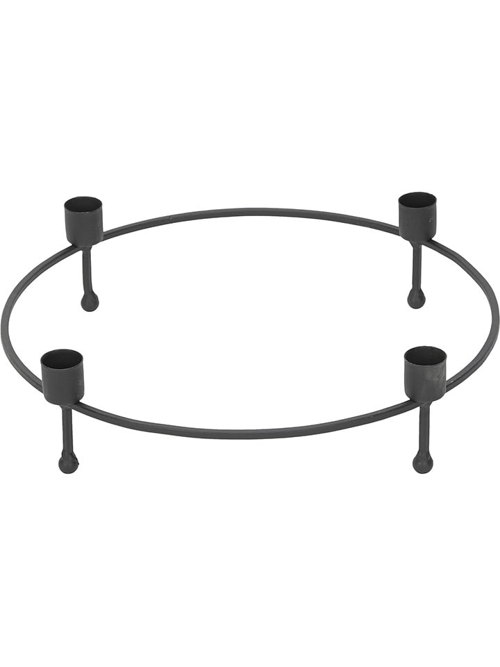POSIWIO Kerzenhalter in Schwarz - (H)8 x Ø 30 cm - 16% | Kerzen-vasen
