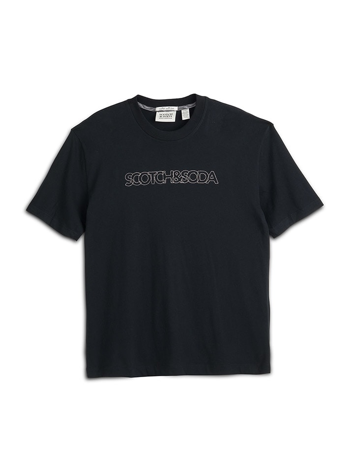 Scotch & Soda Shirt in Schwarz - 69% | Größe S | Herren-plussize